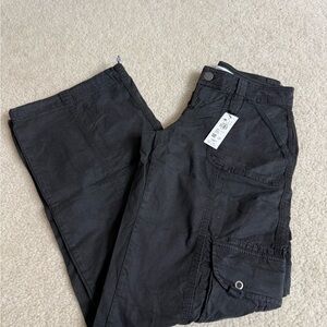 NWT Garage Women's Dark Cargo Pants Sz 0